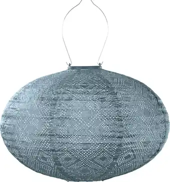 Intratuin Lumiz solar lampion Mosaic blauw D 40 H 27 cm aanbieding