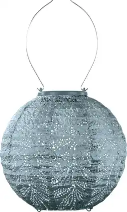 Intratuin Lumiz solar lampion Folia blauw D 20 H 18 cm aanbieding