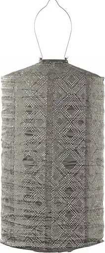 Intratuin Lumiz solar lampion Mosaic taupe D 28 H 33 cm aanbieding