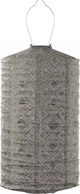 Intratuin Lumiz solar lampion Mosaic taupe D 28 H 33 cm aanbieding