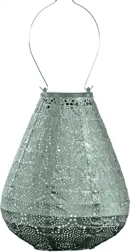Intratuin Lumiz solar lampion Bazaar groen D 20 H 25,5 cm aanbieding