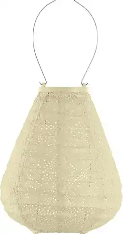 Intratuin Lumiz solar lampion Tulip geel D 20 H 22,5 cm aanbieding