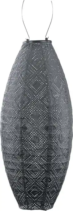 Intratuin Lumiz solar lampion Mosaic grijs D 20 H 46 cm aanbieding