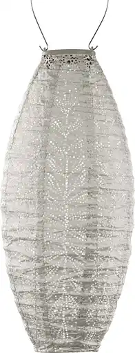 Intratuin Lumiz solar lampion Folia taupe D 20 H 45 cm aanbieding