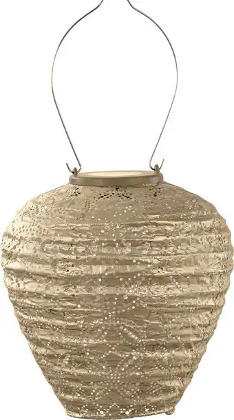 Intratuin Lumiz solar lampion Mandela goud D 20 H 20 cm aanbieding