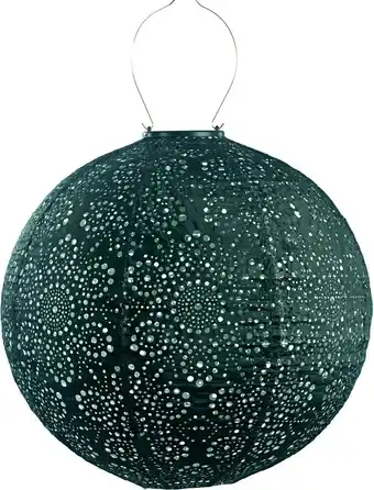 Intratuin Lumiz solar lampion Fiore groen D 40 H 39 cm aanbieding