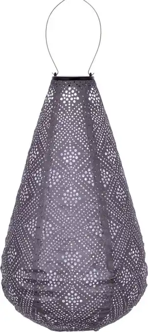 Intratuin Lumiz solar lampion Topaze paars D 28 H 31 cm aanbieding