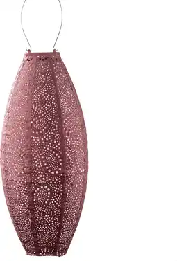 Intratuin Lumiz solar lampion Paisley koper D 20 H 45 cm aanbieding