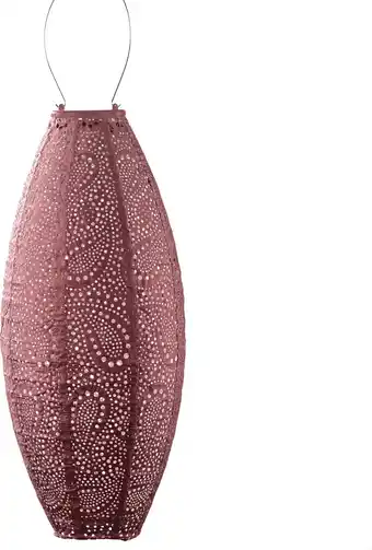 Intratuin Lumiz solar lampion Paisley koper D 20 H 45 cm aanbieding