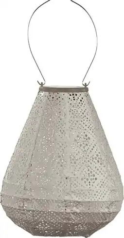 Intratuin Lumiz solar lampion Topaze taupe D 20 H 22,5 cm aanbieding