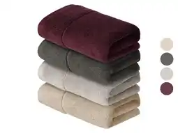 Lidl LIVARNO home 2 Handdoeken 50 x 100 cm aanbieding