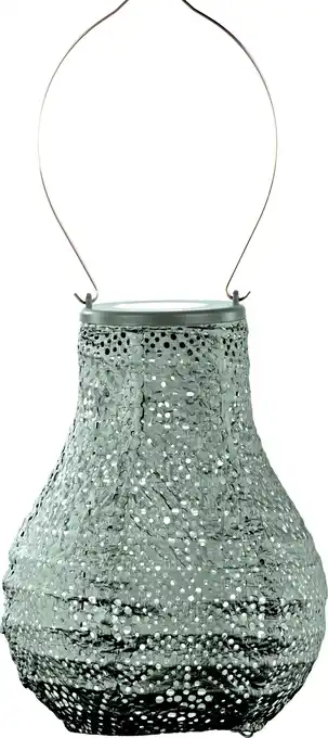 Intratuin Lumiz solar lampion Topaze groen D 16 H 20 cm aanbieding