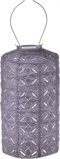 Intratuin Lumiz solar lampion Mandela paars D 18 H 33 cm aanbieding