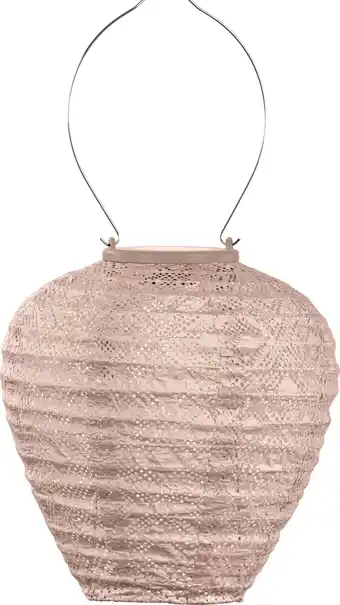 Intratuin Lumiz solar lampion Mosaic roze D 20 H 20 cm aanbieding