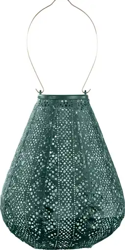 Intratuin Lumiz solar lampion Lace groen D 20 H 22,5 cm aanbieding
