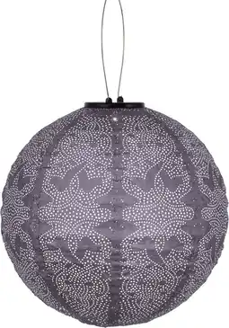 Intratuin Lumiz solar lampion Marrakesh paars D 30 H 29 cm aanbieding