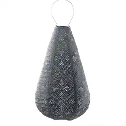 Intratuin Lumiz solar lampion Topaze grijs D 30 H 33 cm aanbieding