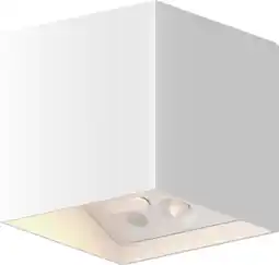 Intratuin Calex wandlamp Volterra wit 10 x 10 x 10,3 cm aanbieding