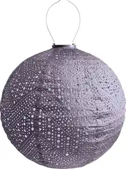 Intratuin Lumiz solar lampion Verso paars D 40 H 39 cm aanbieding