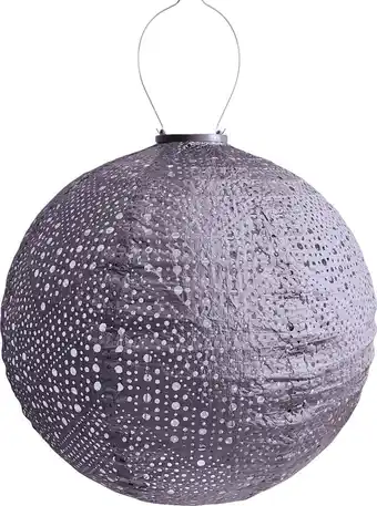 Intratuin Lumiz solar lampion Verso paars D 40 H 39 cm aanbieding