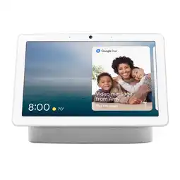 MediaMarkt Google Nest Hub Max Chalk Slimme Speaker Met Spraakbesturing Beige aanbieding