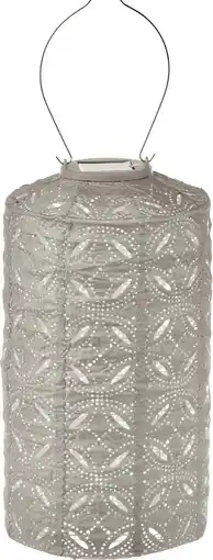 Intratuin Lumiz solar lampion Mandela taupe D 18 H 33 cm aanbieding
