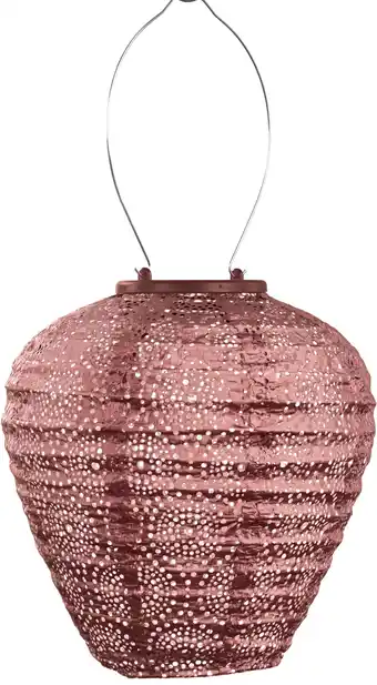Intratuin Lumiz solar lampion Occult koper D 20 H 20 cm aanbieding