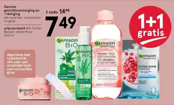 Etos Garnier Gezichtsreiniging en -verzorging aanbieding