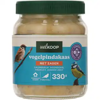 Welkoop Welkoop - Vogelpindakaas - Tuinvogelvoer - Zaden - 330gram aanbieding
