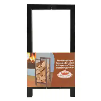 Welkoop Fancy Flames - Houtopslag - Zwart - 15kg aanbieding