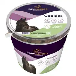 Welkoop Equilannoo Coockies Apple - Paardensnoepjes - 1,5kg aanbieding