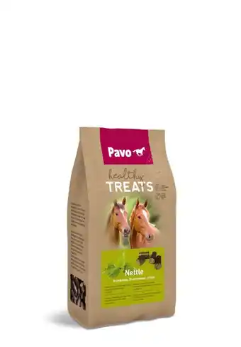 Welkoop Pavo Healthy Treats - Paardensnoepjes - Brandnetel aanbieding