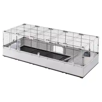 Welkoop Ferplast Modulair 4 - Konijnenkooi - 179x72x56 cm - Grijs/Zwart aanbieding
