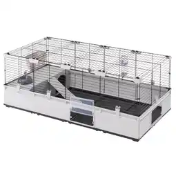 Welkoop Ferplast Modulair 3 - Konijnenkooi - 144x72x56 cm - Grijs/Zwart aanbieding