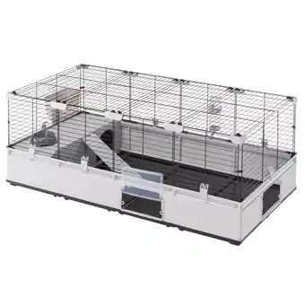 Welkoop Ferplast Modulair 3 - Konijnenkooi - 144x72x56 cm - Grijs/Zwart aanbieding