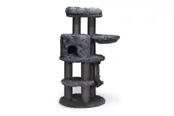 Welkoop Beeztees Kaleo - Krabmeubel - Pluche - Grijs - 75x75x166 cm aanbieding