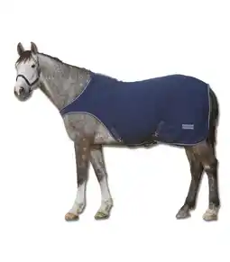 Welkoop Waldhausen Econommic Fleece - Zweetdeken - Paardendeken - Blauw aanbieding