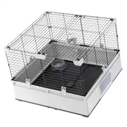 Welkoop Ferplast Modulair 1 - Konijnenkooi - 74x72x56 cm - Grijs/Zwart aanbieding
