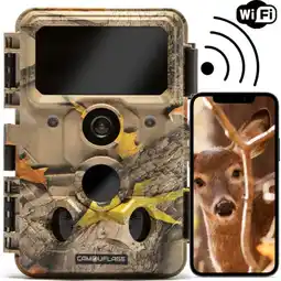 Welkoop Camouflage EZ60 - Wildcamera met Wifi - 13,3x10,3x9 cm aanbieding
