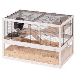 Welkoop Ferplast Domster 80 - Hamsterkooi - 80x56x50 cm - White wash aanbieding