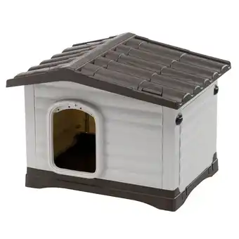 Welkoop Ferplast Dogvilla 60 - Hondenhok - Wit/Grijs aanbieding