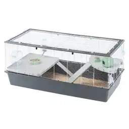 Welkoop Ferplast Criceti 120 - Hamsterkooi - 119x58x53,5 cm - Wit/Grijs/Groen aanbieding