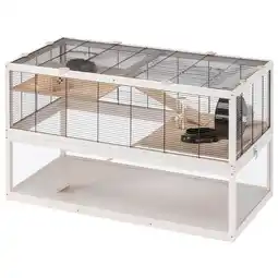 Welkoop Ferplast Domster 100 - Hamsterkooi - 100x61x50 cm - White wash aanbieding
