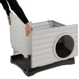 Welkoop Ferplast Petvilla 50 - Hondenhok - Wit/Grijs aanbieding