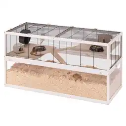 Welkoop Ferplast Domster 120 - Hamsterkooi - 120,5x10,5x52 cm - White wash aanbieding