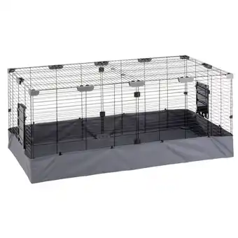 Welkoop Ferplast Hub 02 - Konijnenkooi - 120x90x80 cm - Grijs - 7,22kg aanbieding