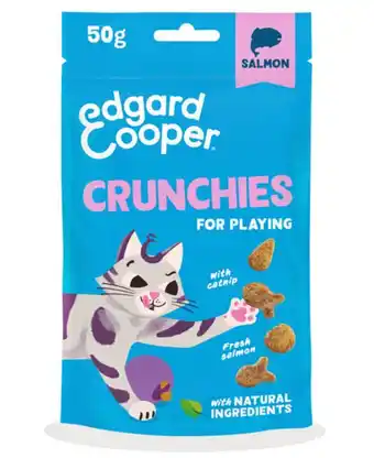 Welkoop Edgard & Cooper Crunchies - Kattensnack - Zalm - 50gram aanbieding