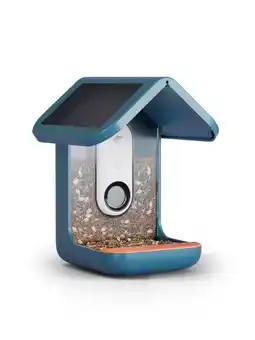 Welkoop Bird Buddy - Slim Voederhuis met camera - met zonnepanelen - Blauw aanbieding