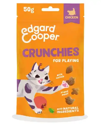 Welkoop Edgard & Cooper Crunchies - Kattensnack - Kip - 50gram aanbieding
