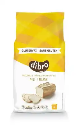 Welkoop Dibro Wit Broodmix Glutenvrij - Broodmeel - 2kg aanbieding